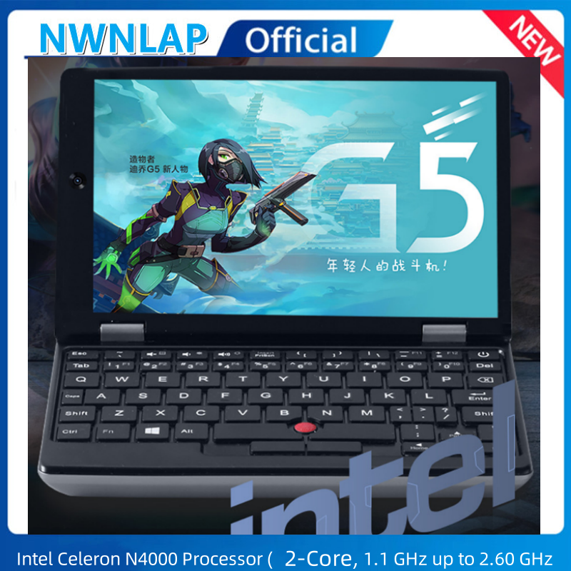 7 inch Mini Laptop Intel Celeron N4000 12G RAM 256 GB SSD Met Touchscreen Pocket Netbook Windows 10 Notebook Pc Draagbare