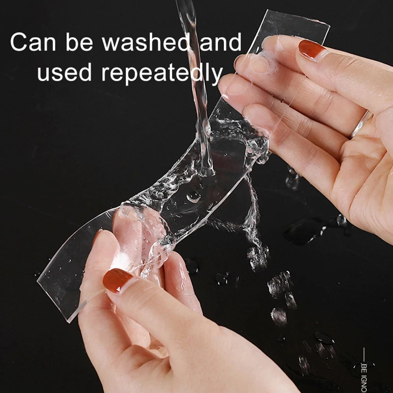 1pc Nano Tape Nastro biadesivo super resistente Adesivo extra forte Nastro trasparente impermeabile antiscivolo per cucina bagno