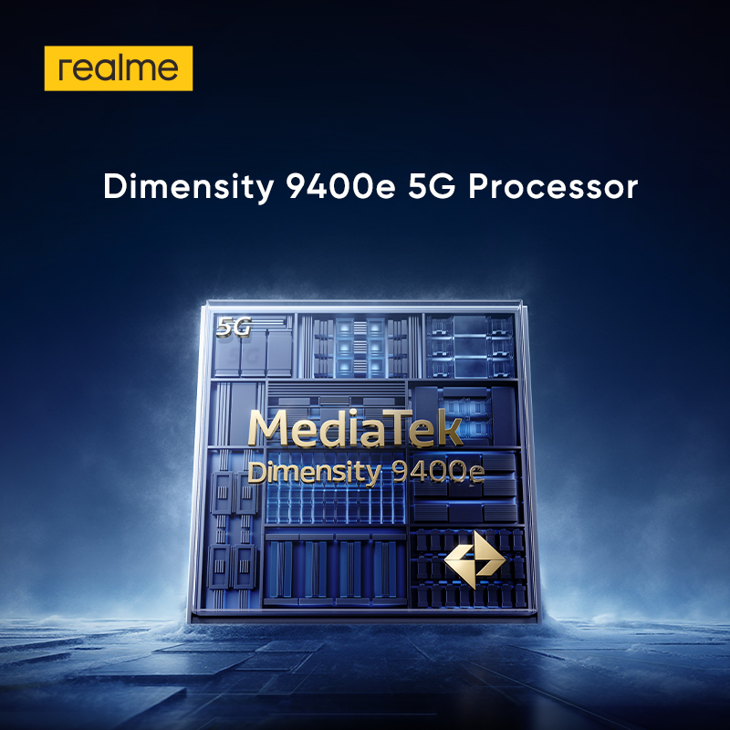 Глобальная версия Realme GT 7 5G AI Смартфон MTK Размер 9400e 6000 нит Pro-Esports Дисплей 7000 мАч Аккумулятор 120 Вт Ultra Charge