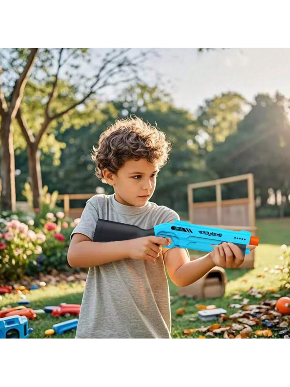 New Outdoor Kids Soft Bullet Blaster Manual Foam Dart Launcher Battle Toy Gun with Safe Ammo Multi-Color Options for Children's