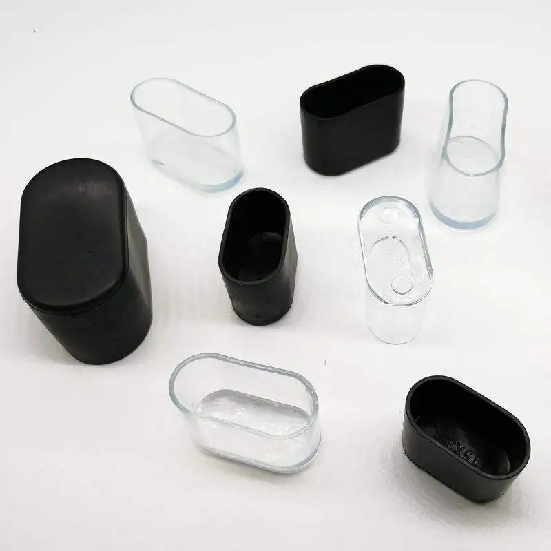 Cubierta Ovalada para pies de Silla, almohadilla protectora para patas de escritorio, taburete, muebles, 4 unidades
