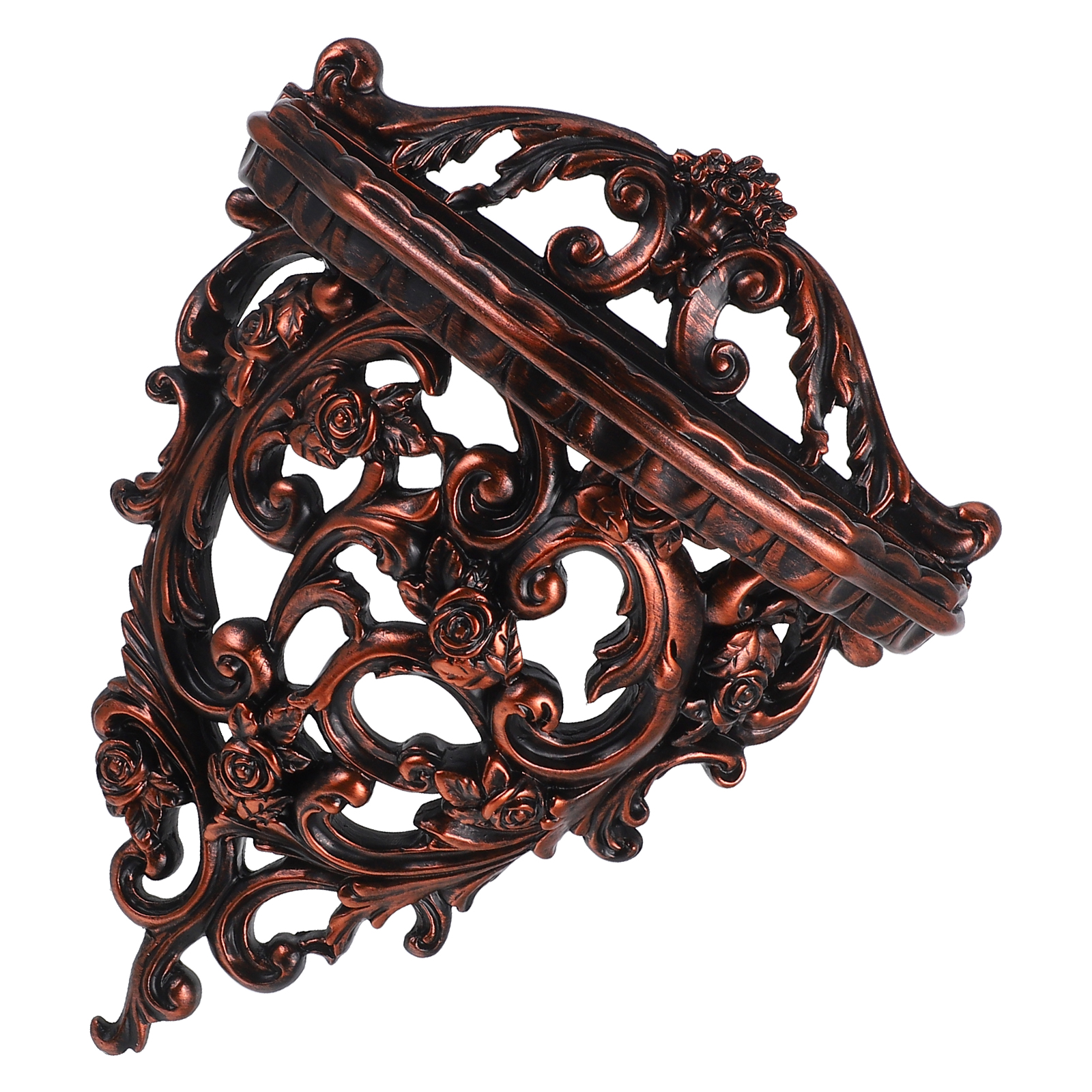 Metall Farbe Wand Hängen Bord Dekorative Regal Europäischen Stil Lagerung Rack Hause Kleinigkeiten Container Kinder Möbel