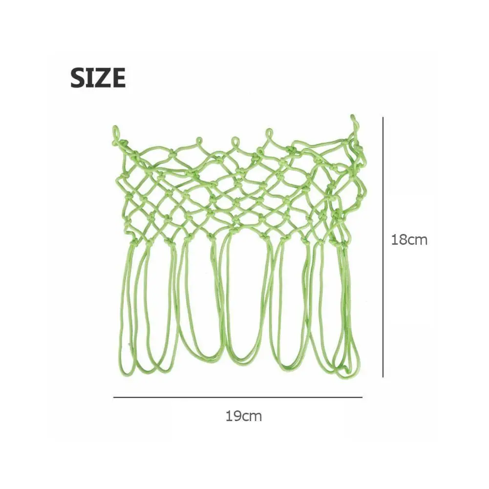 Nachtlicht Basketball netz Nylon leuchtend grün leuchtend Basketball korb Felgen netz Erwachsene Kinder Basketball Sport Trainings netz