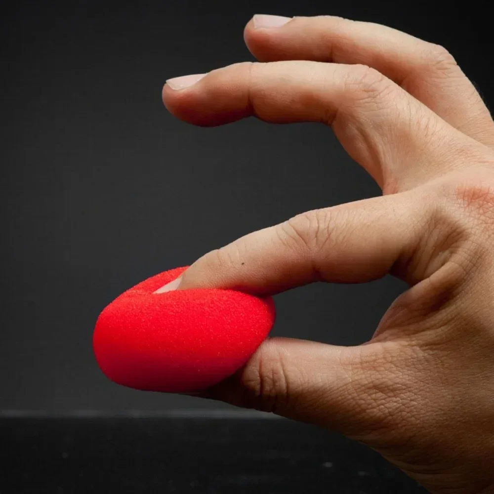 10 個子供レッドマジックボール小道具トリック魔法のおもちゃ子供のためのスポンジボールストリートクラシックイリュージョンステージコメディトリック小道具