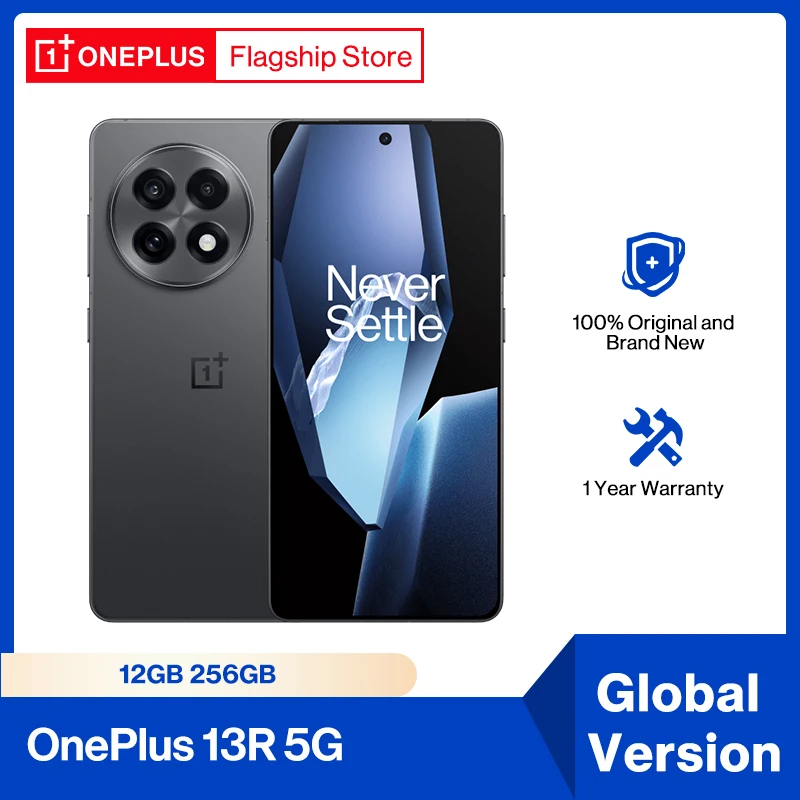 Estreno mundial OnePlus 13R versión Global Smartphone 12GB 256GB Snapdragon 8 Gen 3 120Hz pantalla 6000mAh batería 80W SUPERVOOC