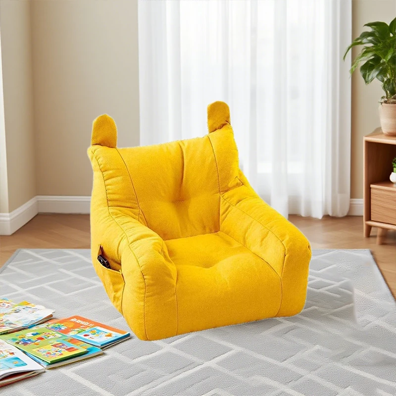 Soft Small Sofa Chair Comfortable Ergonomic Living Room Lazy Sofa With Storage Bag Children's Bear Sofa Chair For Boys And Girls