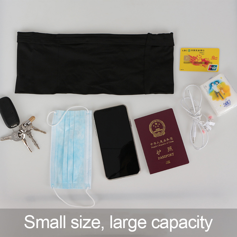 Riñonera profesional Invisible para correr, riñonera ligera y fina para Yoga y maratón, riñonera deportiva para teléfono móvil de gran capacidad