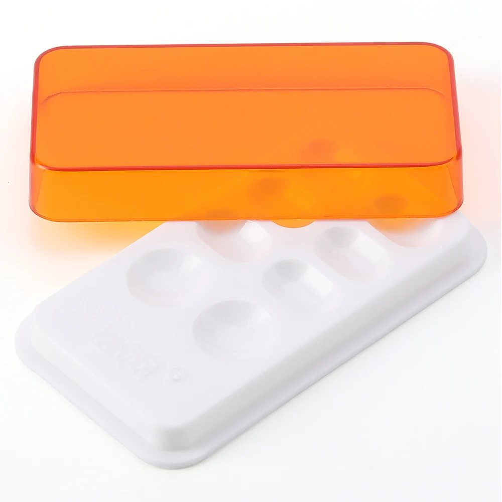 AZDENT 4 หลุม/8 หลุมทันตกรรมวีเนียร์กล่องเก็บฟัน Patch แรเงา Light Storage Case ฟันปลอม Retainer กล่องกราม