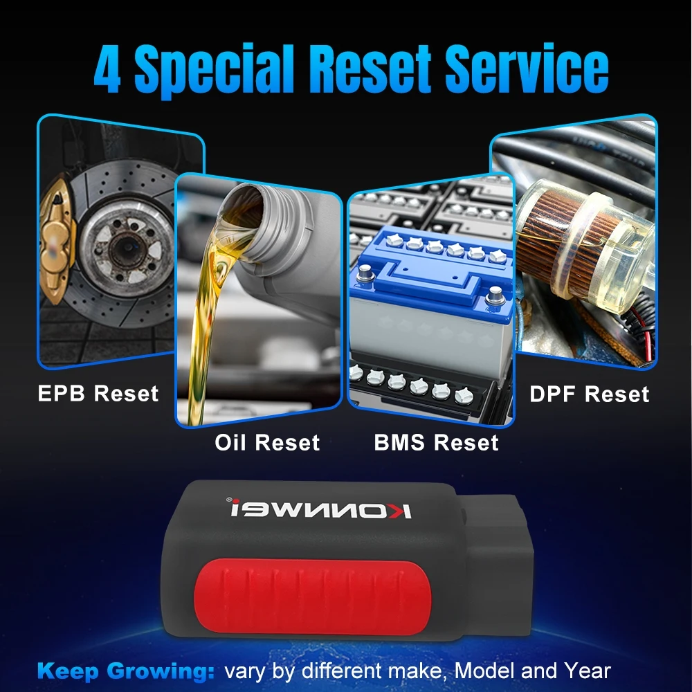 KONNWEI KDIAG MINI 2023. Pełny systemowy automatyczny skaner Reset SAS EPB Service ECU Programmer OBD OBD2 Car Diagnostic Tool pk Thinkdiag
