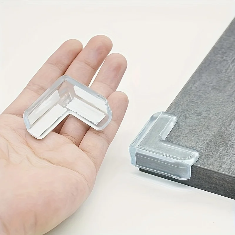 8/10/12pcs 투명 안티 범프 코너 PVC 패딩 어린이 안전 코너 보호대 아기 안티 범프 보호대 테이블 코너