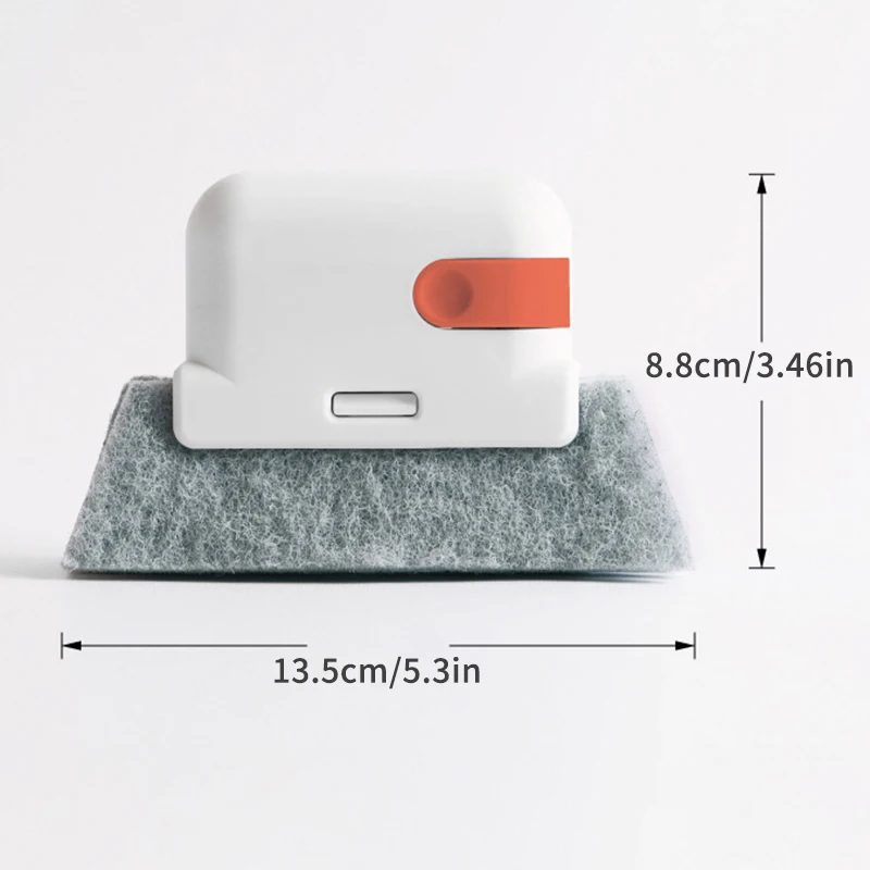 2-in-1 ที่ถอดออกได้ช่องหน้าต่างแปรงทําความสะอาดประตูและหน้าต่างร่องกระจกช่องหน้าต่างแปรงมุมตายตะเข็บธรณีประตูหน้าต่าง