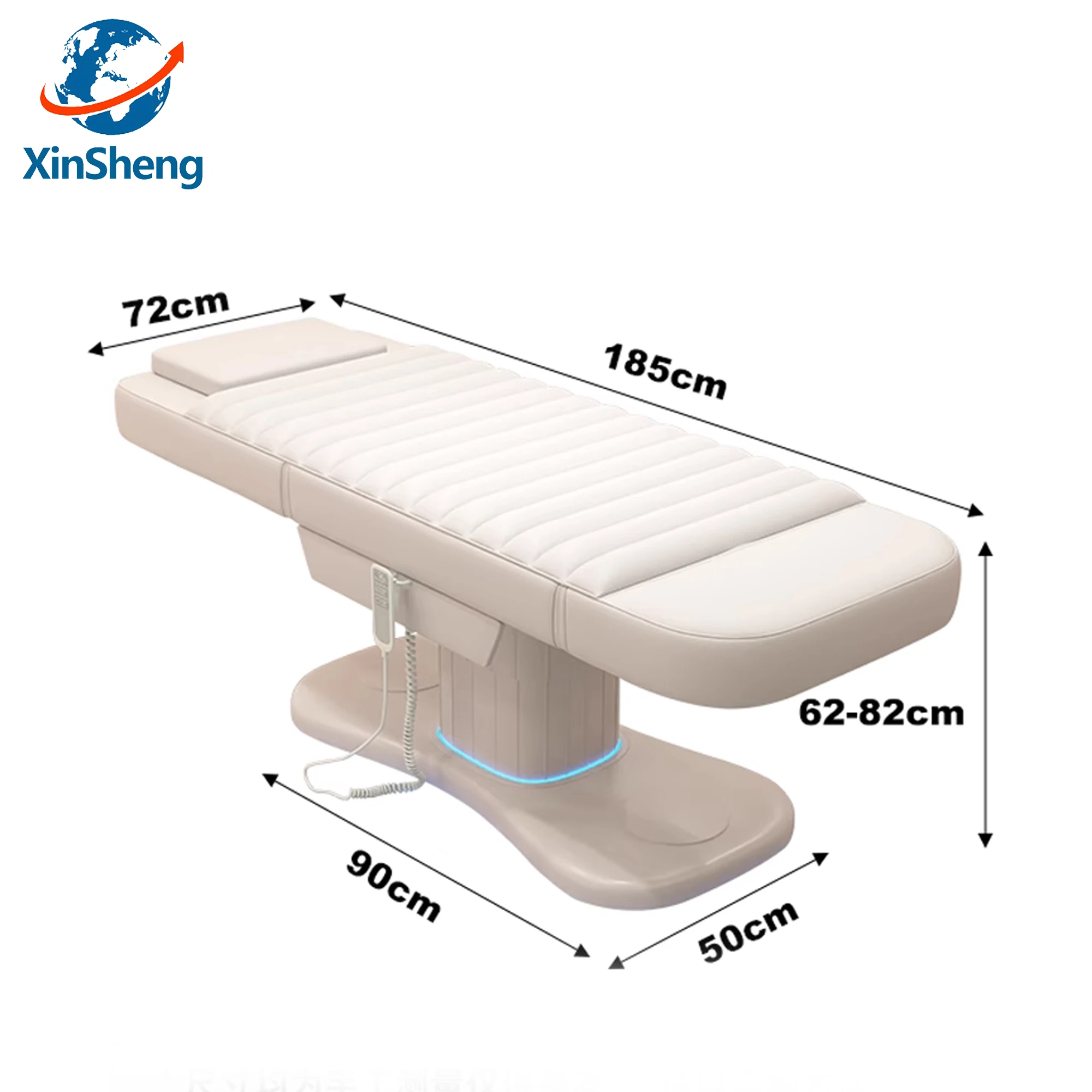 XingSheng lit de soins de beauté électrique Table de Massage d'hydrothérapie du visage Salon lits de cils Massage du corps entier meubles de SPA