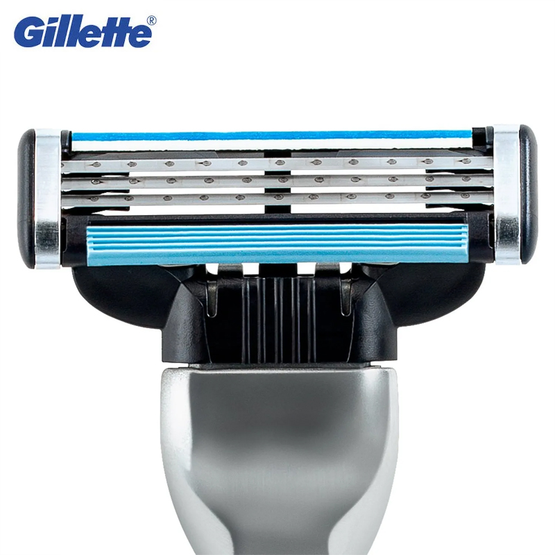 Gillette Mach3 Razor Blade for Men Shaver Head Refills Cartridges with Lubrication Strip 3 Layres Blades Fast Cutting Face Beard