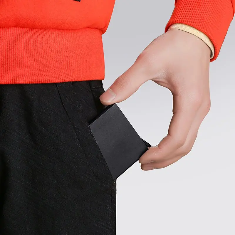 抗 Rfid ブロッキング保護マジック男性 ID クレジットカードホルダー財布男性女性金属ビジネス銀行クレジットカードカードホルダーケース