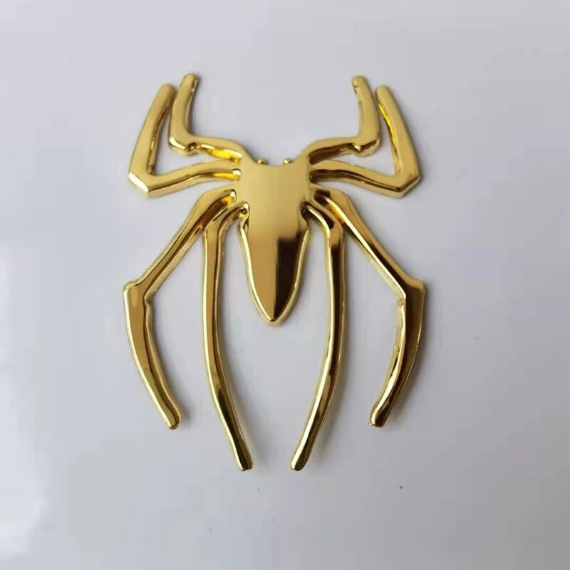 1ชิ้นสติกเกอร์ติดรถยนต์แบบสามมิติสติกเกอร์ติดรถยนต์ลายแมงมุมโลหะสติกเกอร์ติดรถยนต์ส่วนบุคคลสติกเกอร์ตกแต่งเพื่อซ่อมแซมรอยขีดข่วน