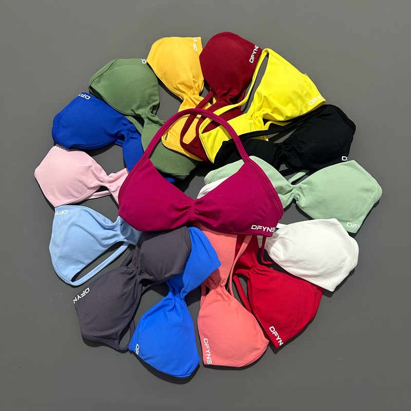 DFYNE Impact Sportbeha met bandjes Hoge ondersteuning Dames Yoga Naadloze training Top Elasticiteit Fitness Sportbeha Running Gym