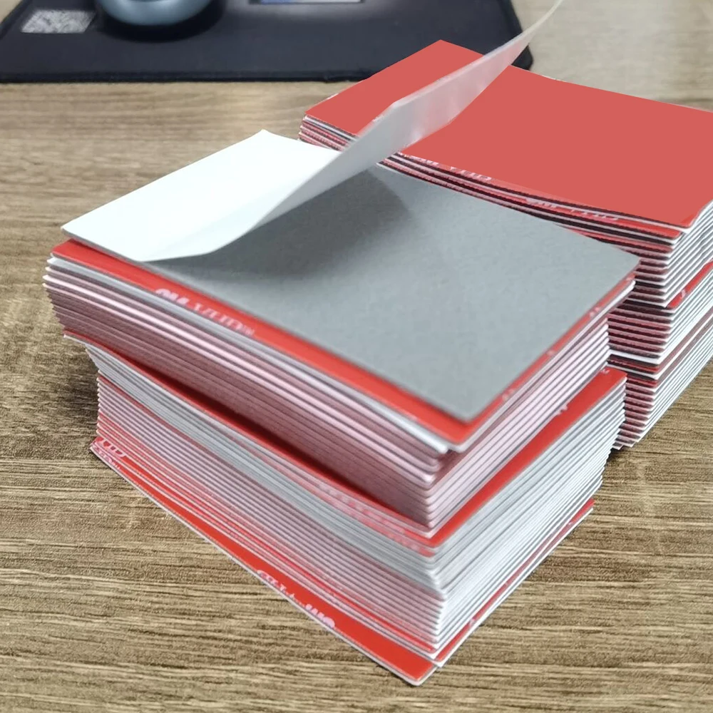 5 /10/15 Gray Tape Rubber Foam Double-sided Adhesive Strong Sticking Surface Red Gray Bottom Office Stationery Tape 84*53*1.15mm