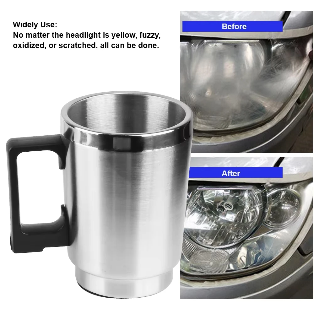 Kit de restauración de esmalte de faros de coche, taza de atomización de calefacción, herramienta de restauración de reparación de tazas de calefacción eléctrica