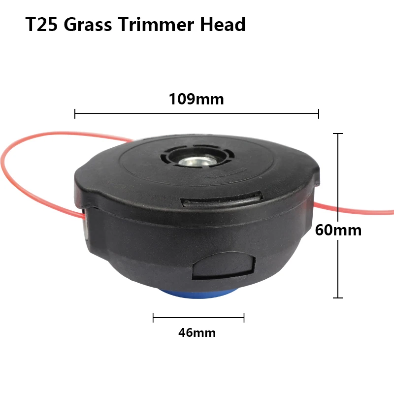 XCAN T25/T35 Grass Trimmer Head With Nylon Line For Husqvarna Lawn Mower String Trimmer Brush Cutter Garden Tool Accessories