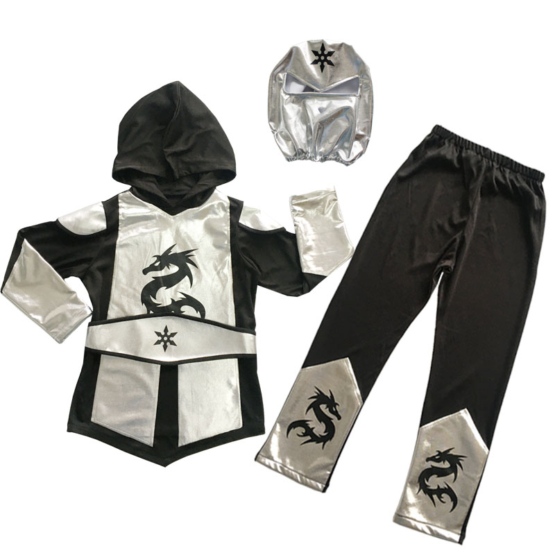 Kinderkostüm Ninja Cosplay Jungen Mädchen Party Kostüm Halloween Kinder Geschenk