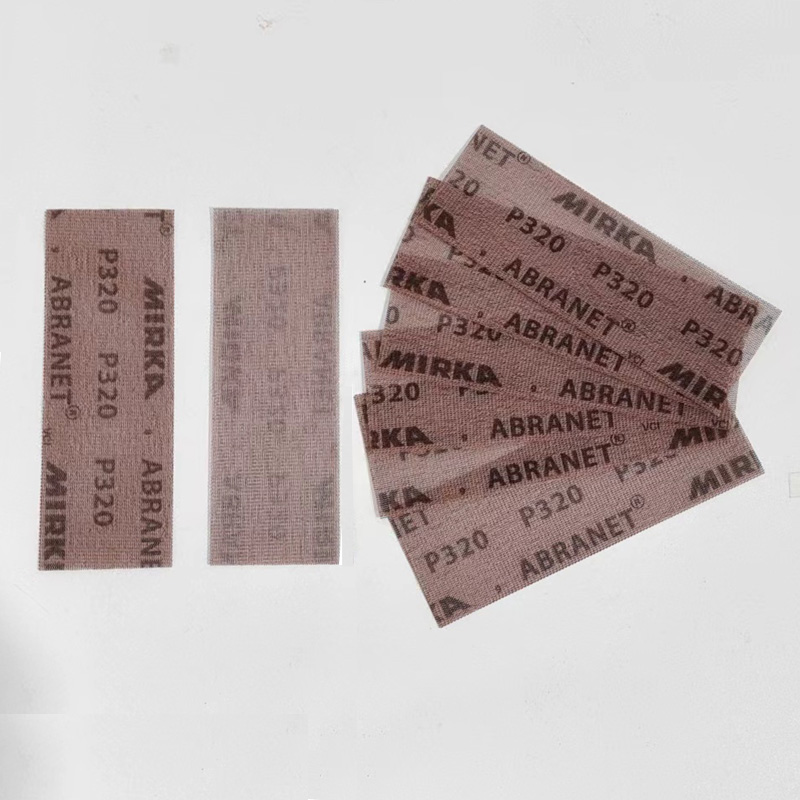 미르카 아브라 넷 자동 페인트 퍼티 그라인딩 메시 사포, 80-198 그릿 플로킹 70-400 그릿