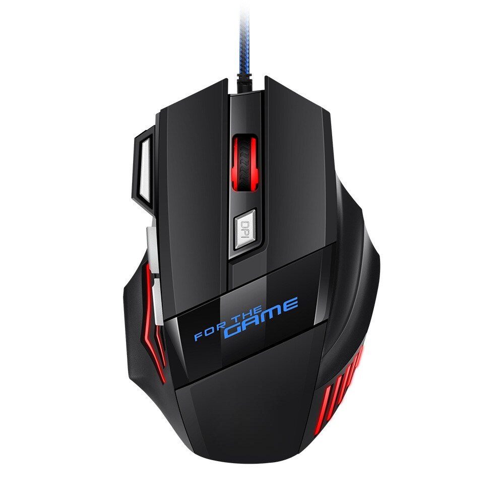 ITLY-Souris de jeu ergonomique rétroéclairée RVB, souris filaire USB Hyperspeed, 7D Esports, ordinateur portable, PC Gamer, nouveau, 1 PC