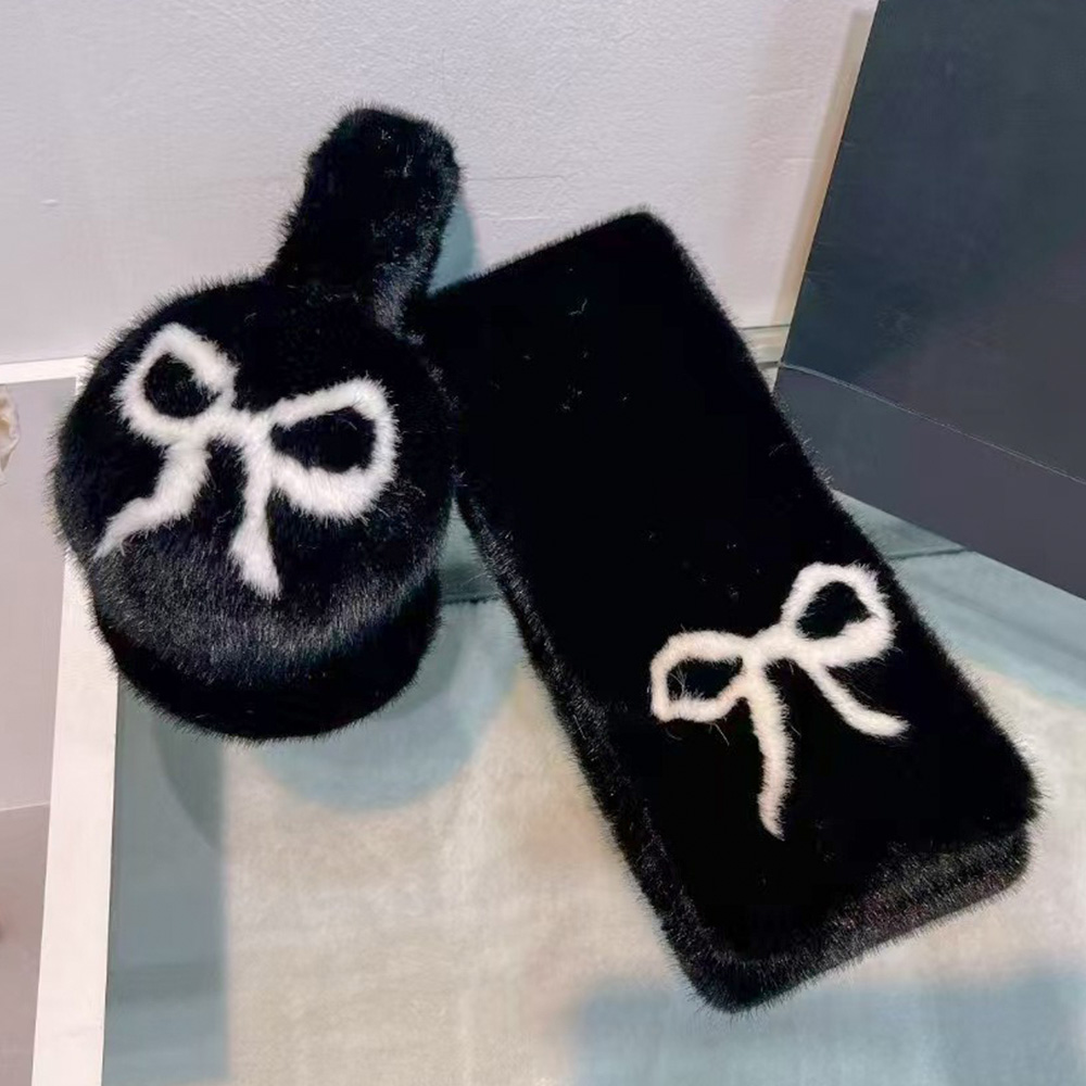 Mode camélia cache-oreilles épaissir col châle cou plus chaud cache-oreilles garder au chaud doux chaud cache-oreilles femmes