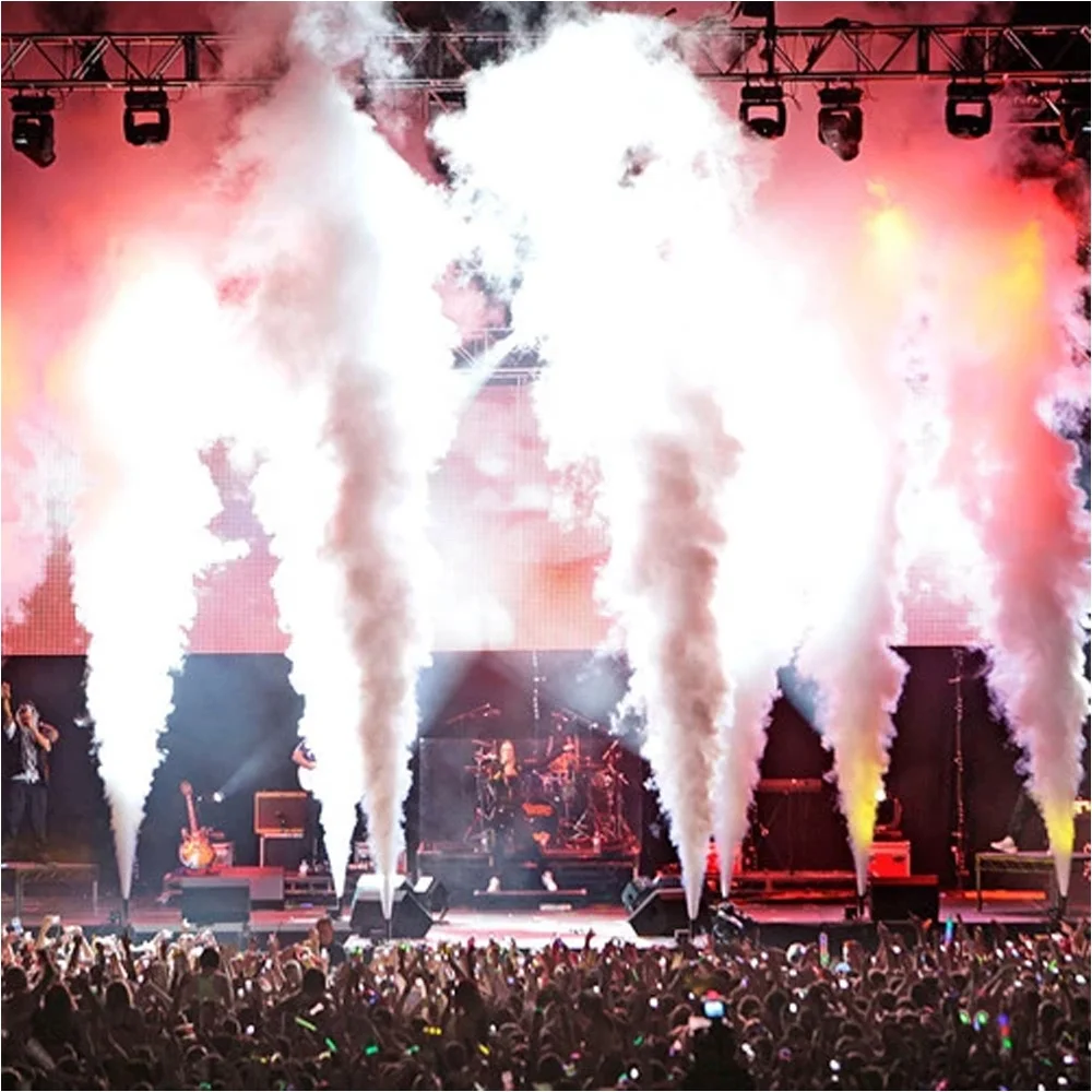 Equipo de Dj de China, luz de escenario, efecto de humo criogénico, control dmx 512, máquina de chorro de co2 digital para escenario, boda, fiesta disco