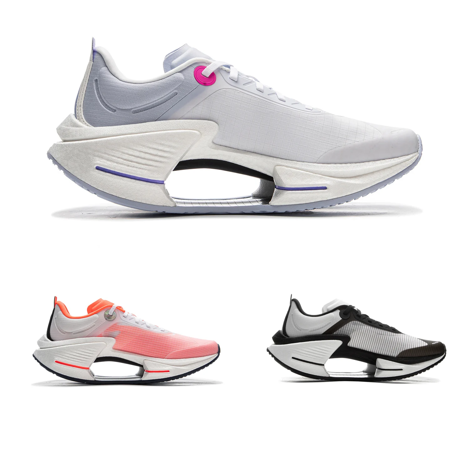 Li-Ning Men SHADOW 3 ESSENTIAL Running Shoes JIANG Light Cushion BOOM LiNing Wearable Sneakers ARRV003