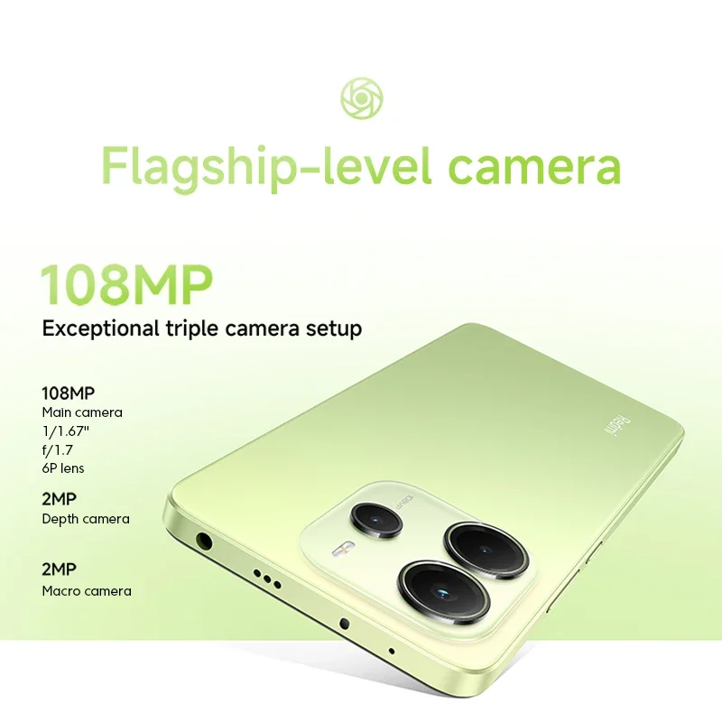 【Marchio+】 Versione globale Xiaomi Redmi Note 14 MediaTek Helio G99-Ultra 108MP AI 5500mAh Display AMOLED da 6,67" 120Hz