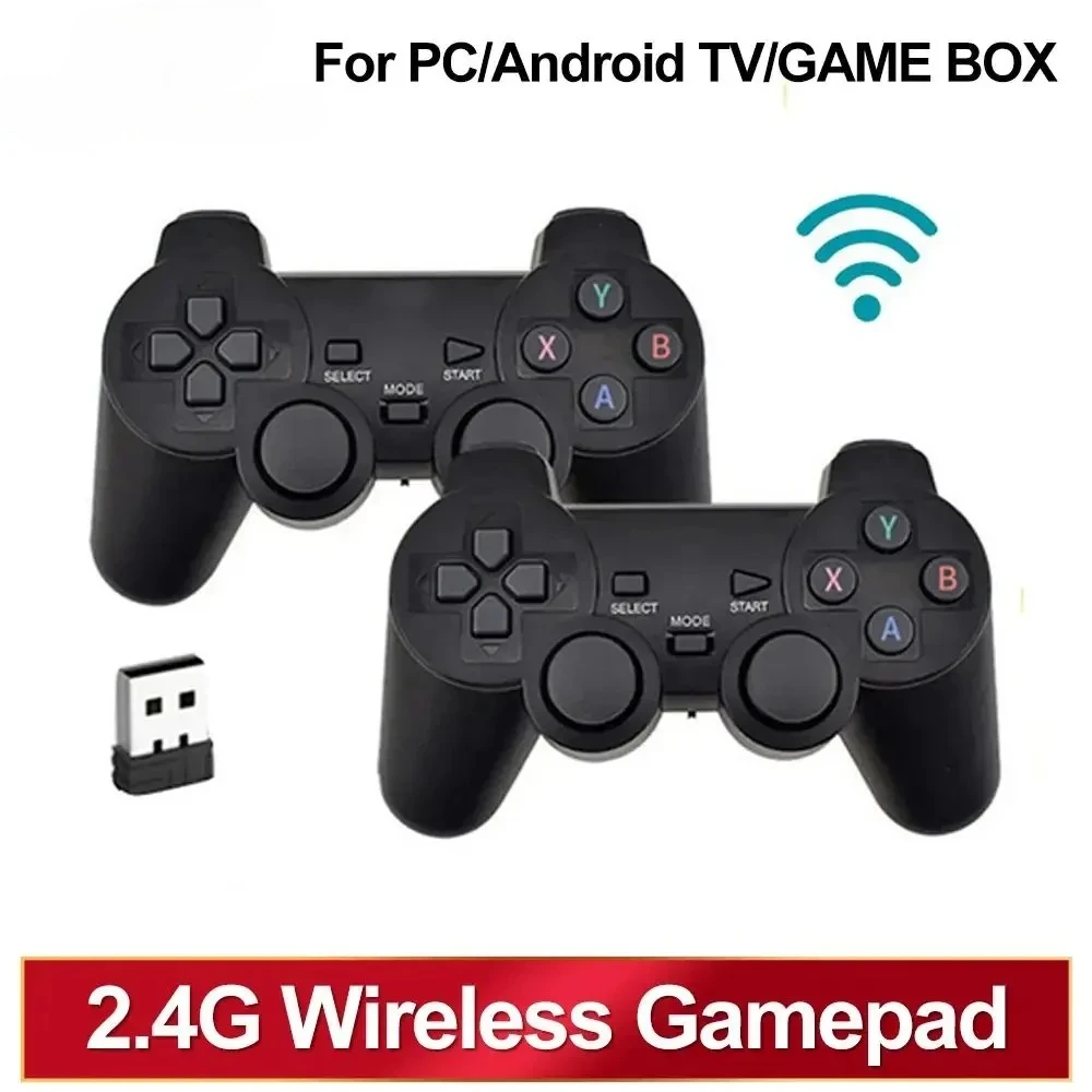 Gamepad sin retardo de 2,4 GHz: controlador USB inalámbrico para PC y TV Android/caja de juegos