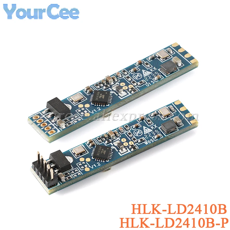 10 uds/1 unidad HLK-LD2410B HLK-LD2410 alta sensibilidad 24G presencia humana estatua Radar módulo Sensor de detección de latido del corazón LD2410B 24Ghz