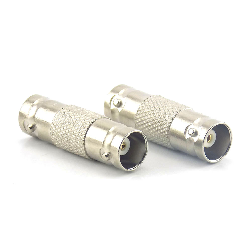 Conector BNC hembra de 10 piezas a BNC hembra, acoplador coaxial hembra, extensor de conector BNC para cámara IP CCTV AHD, vídeo de seguridad 10% w1