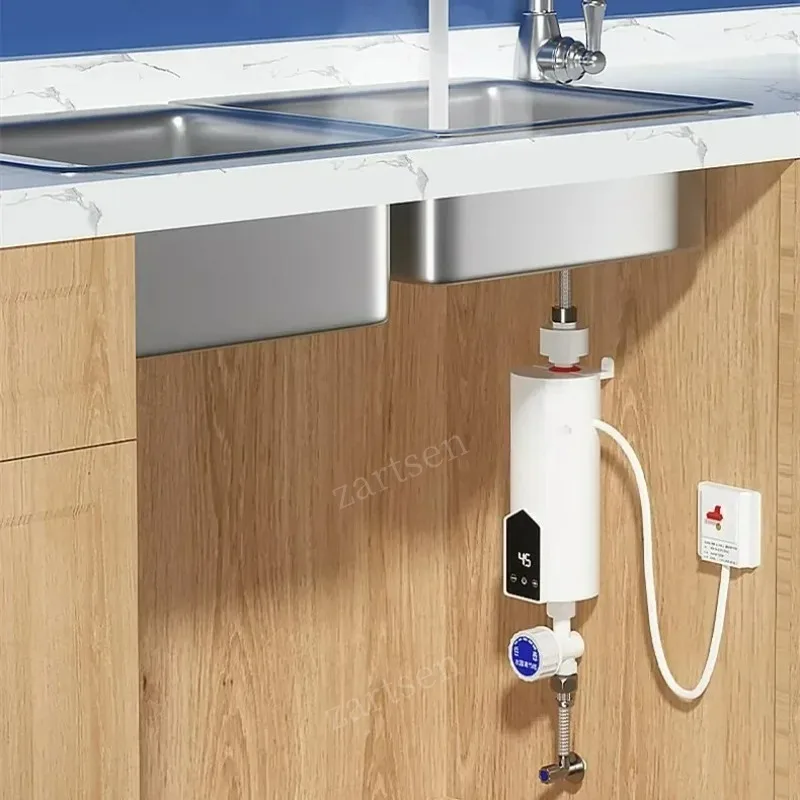 Calentador de agua instantáneo 220V 3000W-5500W calentadores eléctricos portátiles para baño ducha de agua caliente y calefacción de cocina casera