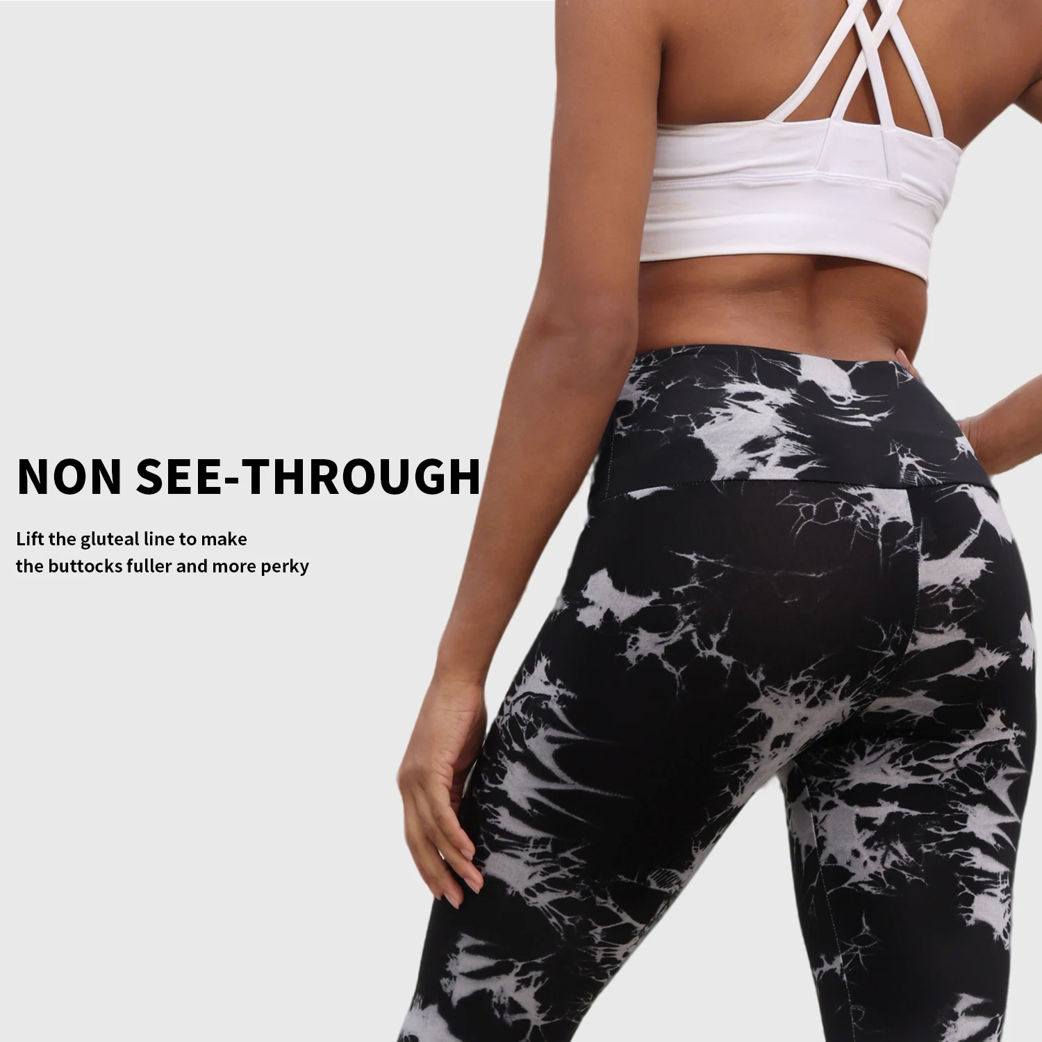 Women's High Waisted Capri Pants Super Soft Tummy Control No See Through Workout Yoga Running Athletic Push Up Gym Leggings