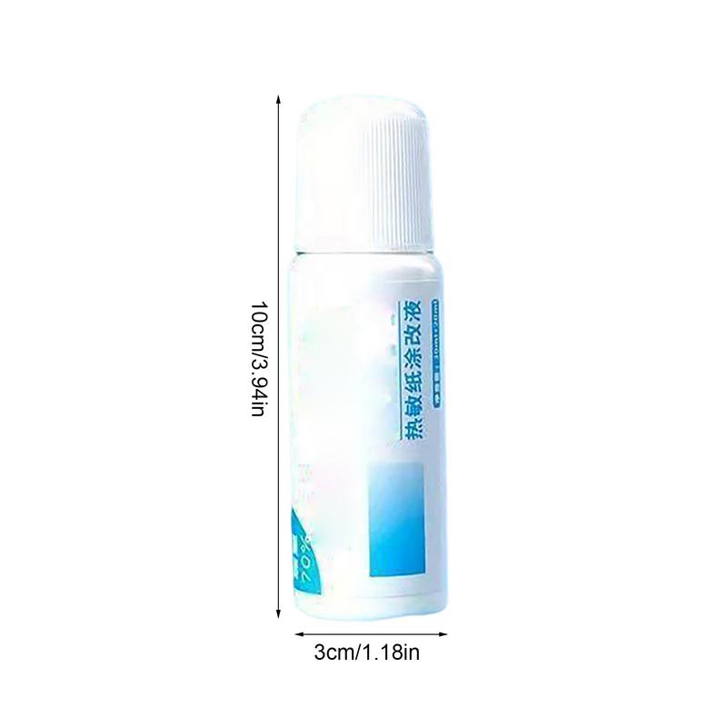 Líquido corrector de papel térmico portátil, secado rápido, Anti Peep, información de identidad, información de identificación, Protector de privacidad, cubierta de borrador rápido