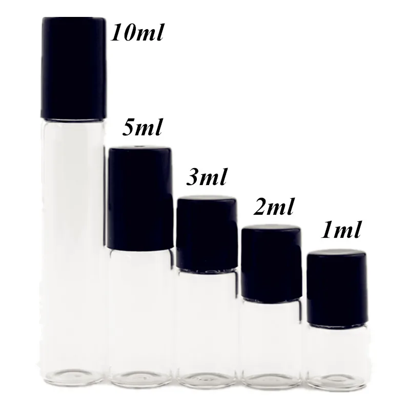 5 Cái/gói 1 2 Ml 3 Ml 5 Ml 10 Ml Hổ Phách Kính Mỏng Cuộn Trên Chai Mẫu Thử Nghiệm tinh Dầu Lọ Với Con Lăn Kim Loại/Thủy Tinh Bóng