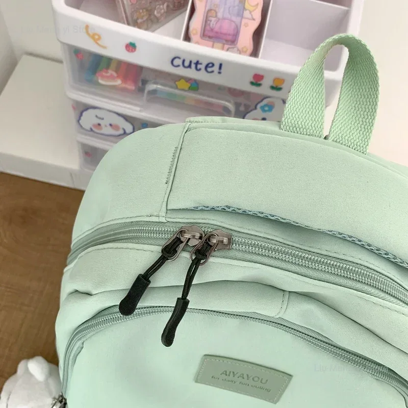 Neue Weibliche Mode Dame Hohe Kapazität Wasserdichte College Rucksack Trendy Mädchen Laptop Schule Taschen Nette Mädchen Reise Buch Tasche