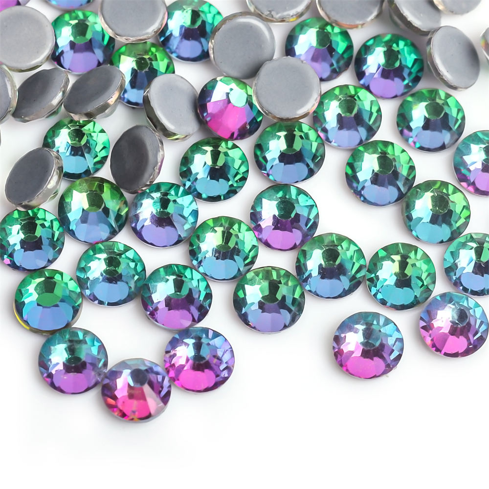 SS6-SS30 40 cores cristal ab melhor dmc hot fix strass, vidro strass hotfix ferro em strass costura & decorações de tecido
