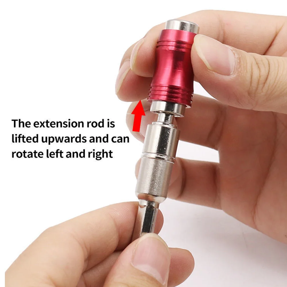 Electric Drill Hexagonal Handle Magnetic Quick Release Head Lengthening Connecting Rod Corner Bend Connecting Rod Lengthening