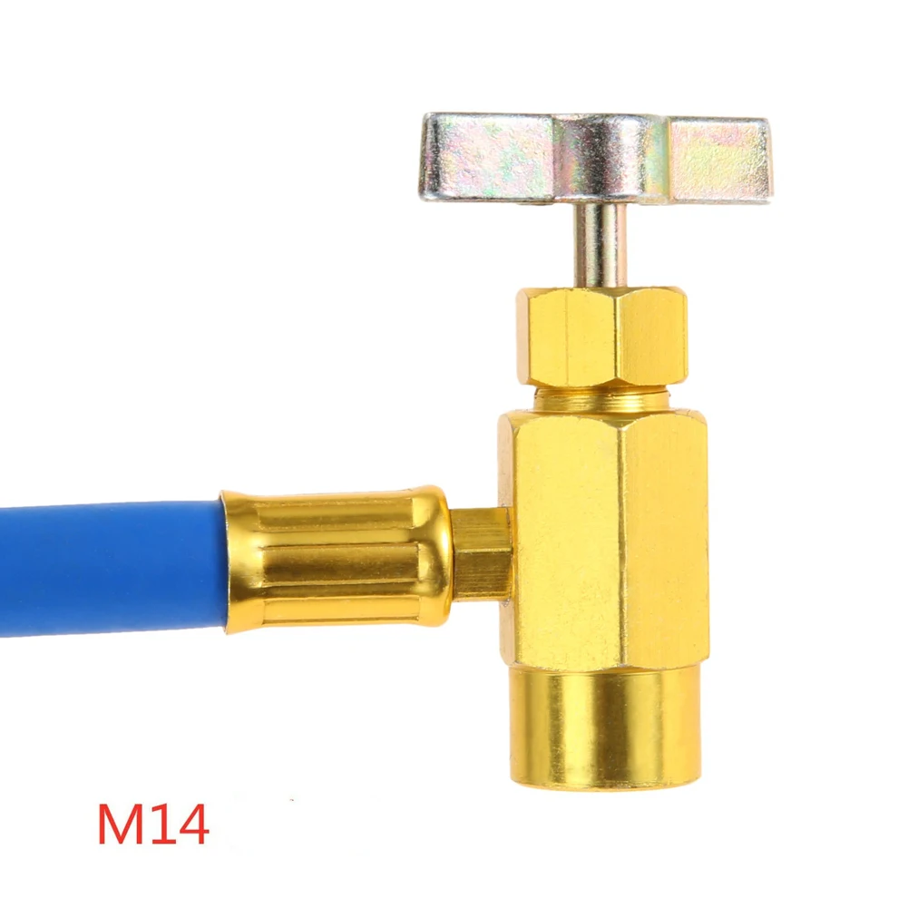 R134a Koelmiddel Oplaadslang Met Drukmeter Airconditioner Gas Oplaadslang Koelmiddel Gas Navulling Voor Auto Auto