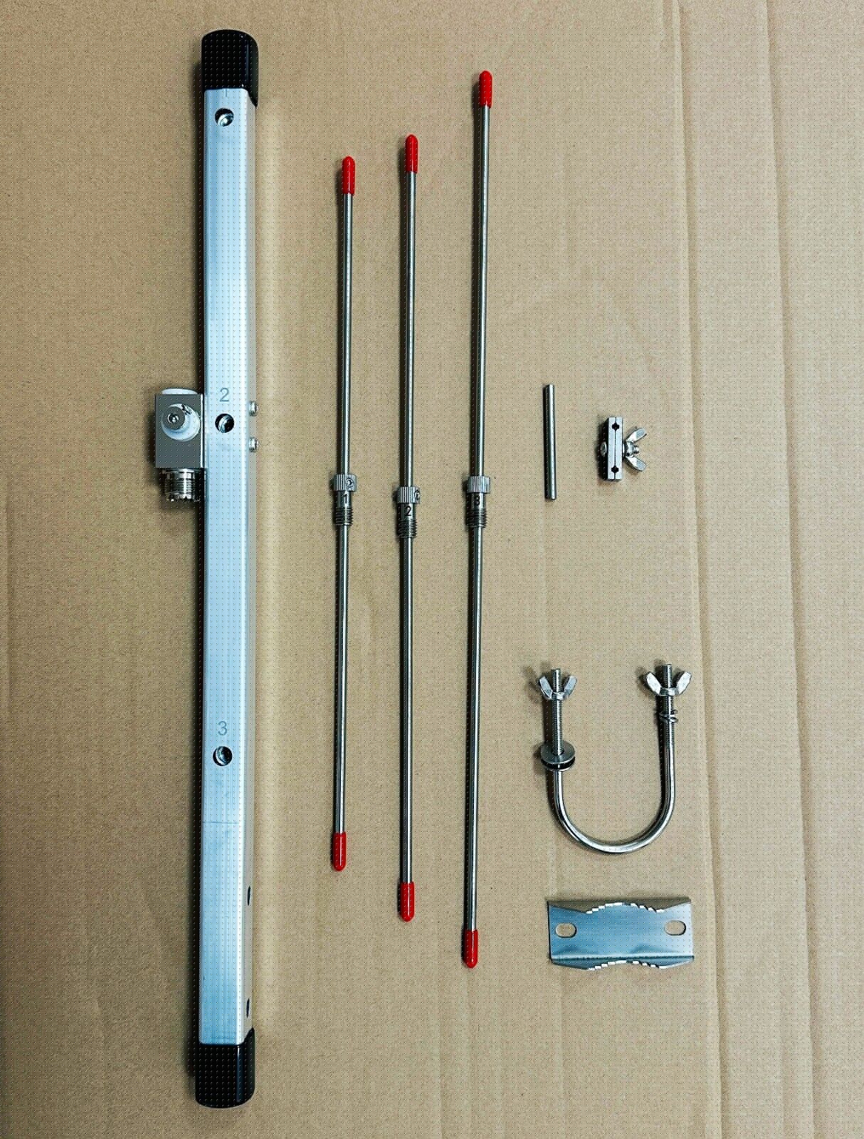 UHF-Yagi-Antenne, hohe Verstärkung, 3 Elemente, HAM-Radio, abnehmbar und tragbar, verstellbar 420–450 MHz