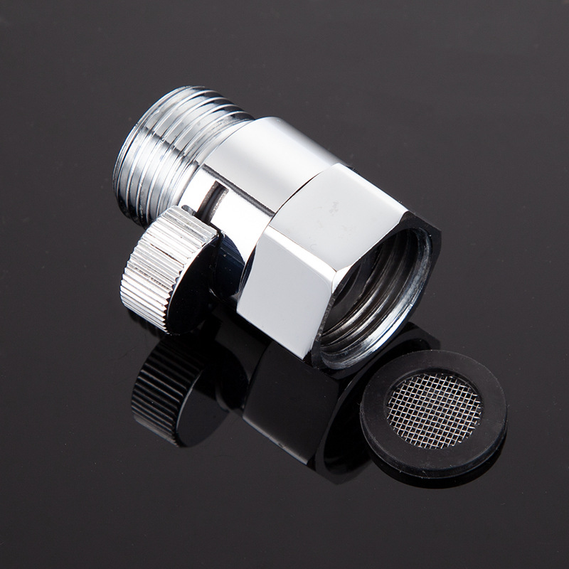 Hotel Bathroom Shower Brass Junction Water Flow Control Valve Straight through Shu -off Angle Valve Bath Water Tap Accessory