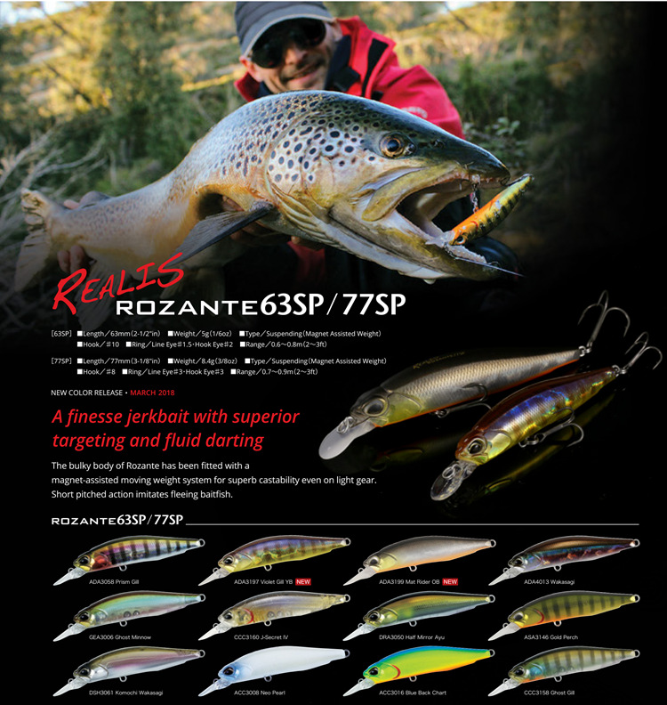 2022 Mới 77Mm/63Mm Mồi Dụ Cá Chìm Minnow Jerkbait Cứng Mồi Câu Cá Wobbler Bass Crankbait Cá Hồi Dụ cocked Miệng Mồi