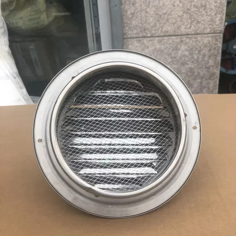 60-120Mm Thép Không Gỉ Thông Gió Nướng Tường Lỗ Bao Máy Hút Mùi Louver Van Hút Ống Làm Nóng Làm Mát Thông Hơi hệ Thống