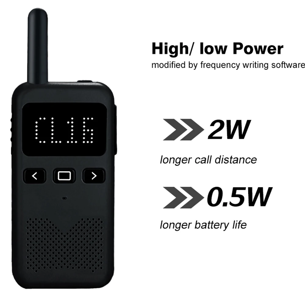 Radtel WLN KD-C70 Walkie Talkie FRS 2W Zweiwegradio Comunicador Langstrecken-Walkie-Talkie für Kinder zum Wandern Comping Erwachsene VOX