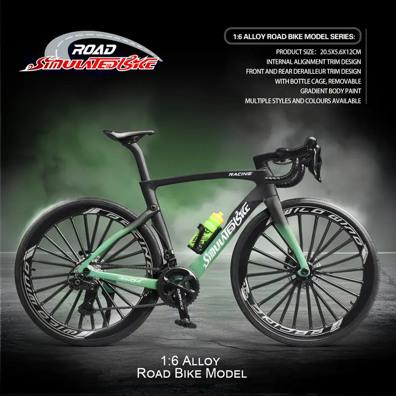 Modelo de bicicleta de montanha de metal vintage desktop mini liga clássico brinquedo de bicicleta fundido modelo de dedo decoração de casa