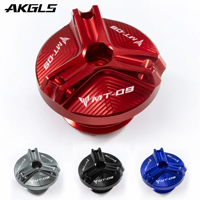 Đối Với Yamaha MT09 Mt 09 MT09 SP 2021 Tracer 900 GT FZ 09 FJ 09 2013-2022 Động Cơ Dầu cap Bolt Dầu Filler Cap Phụ Kiện Bảo Vệ