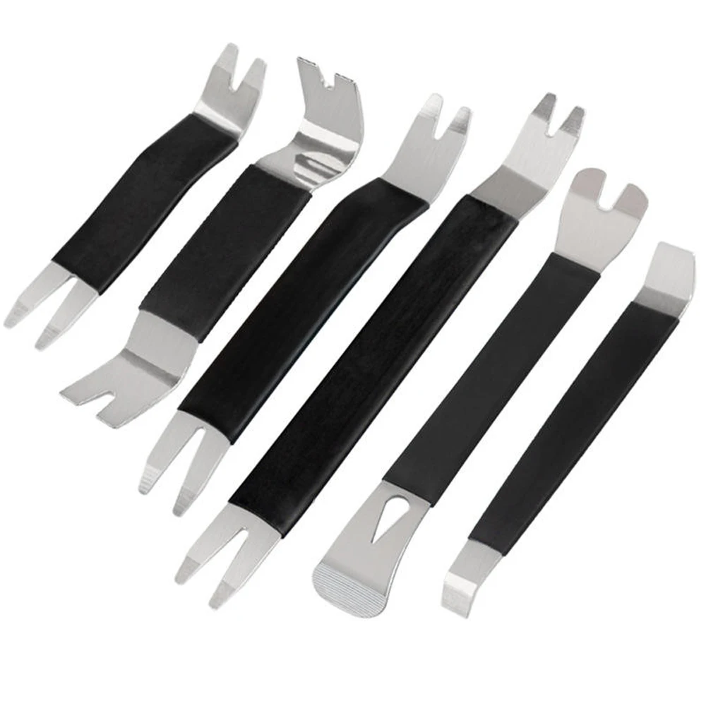 6-teiliges professionelles Auto-Werkzeug für die Autoreparatur, tragbares Türclip-Zier- und Panel-Entfernungsset für die Reparatur von Auto-Armaturenbrett-Audio-Radio