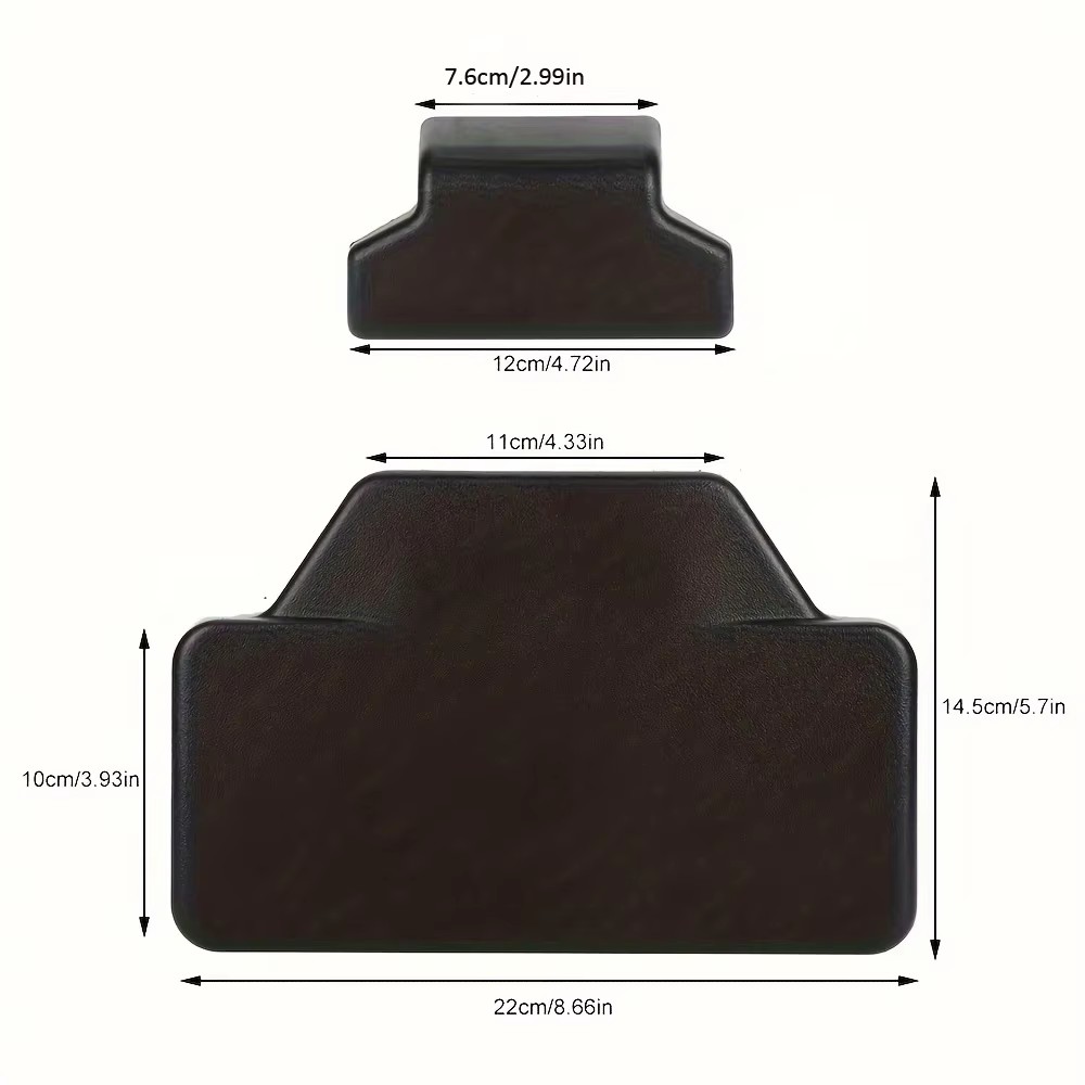 Motorfiets Passagier Rugleuning Rugkussen Universeel zelfklevend Schokbestendig Moto Achter Top Case Box Bagage Kussen Rugleuning